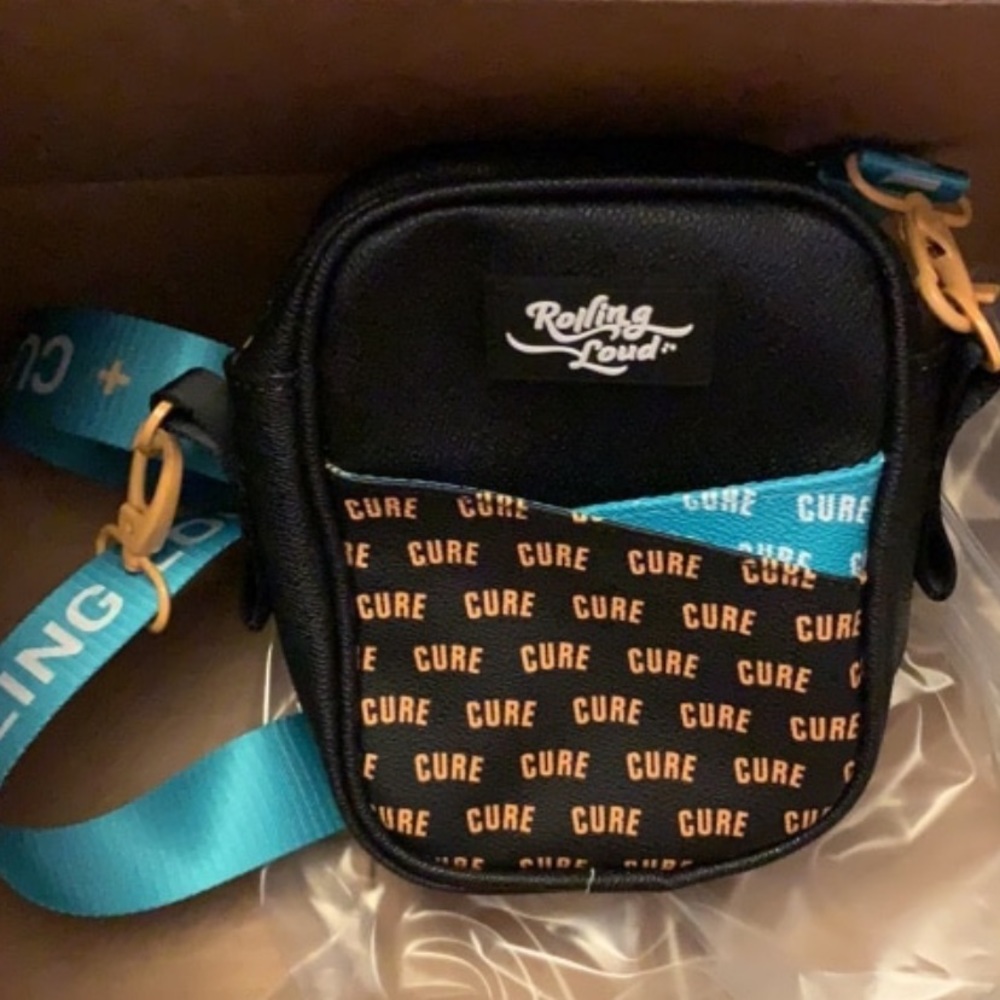 CURE by wcc rolling loud messenger bag